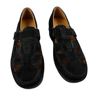 CHAMARIPA Men's Black Elevator Fisherman Sandals Size 10
